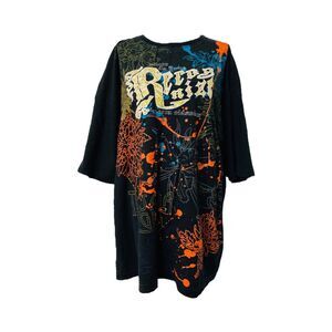 Mecca Men's Shirt Black Recognize Classic Short Sleeve Crewneck Size XL